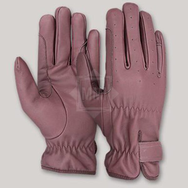 dusty pink horse riding gloves