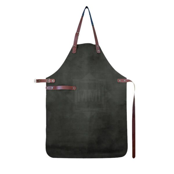 Black Chef Leather Apron