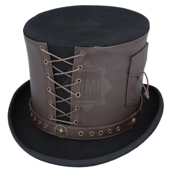 Black And Brown Top Hat