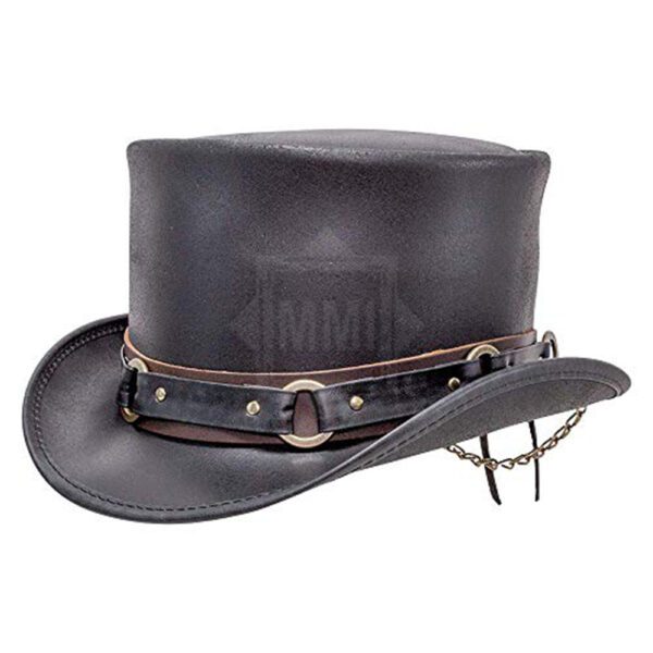 Leather Top Hat