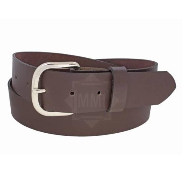 Dark Brown Leather Belt