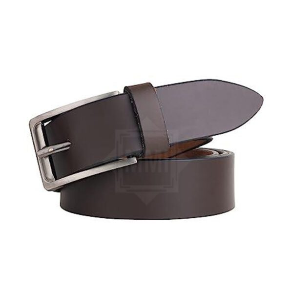 Dark Brown Leather Belt