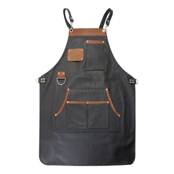 Black Working Leather Apron