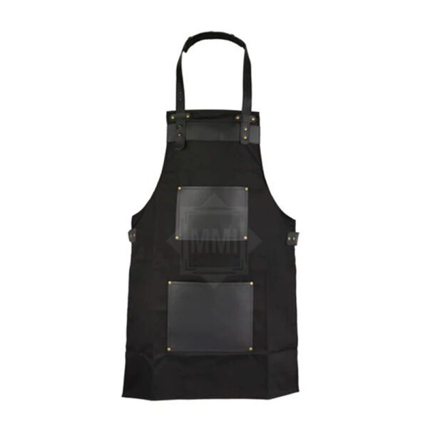 Black Suede Leather Apron