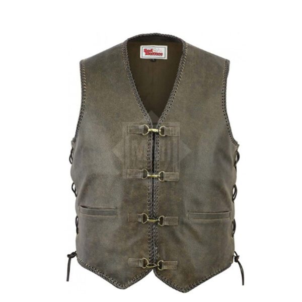 Tan Leather vest