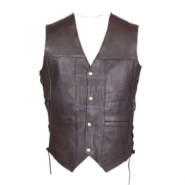 Brown Leather vest