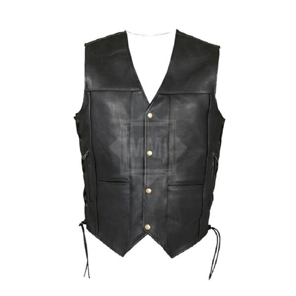 Black Leather vest