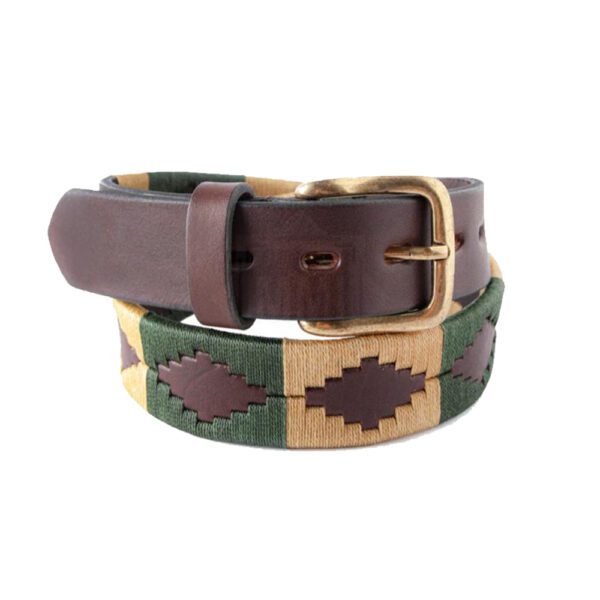 Dark Brown Leather Belt