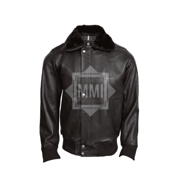 Woman's Black Leather Jacket