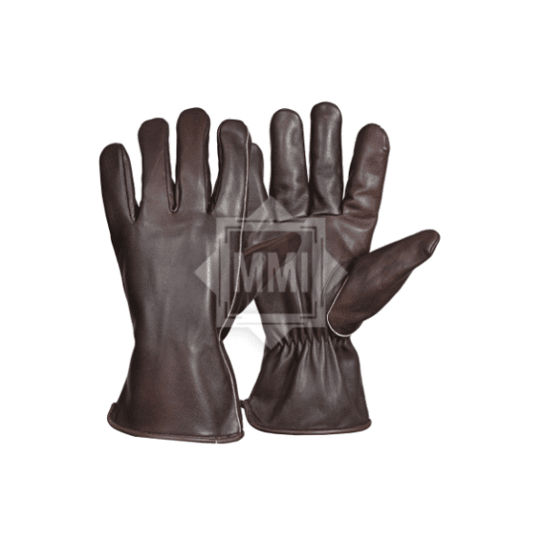 Dark Brown Leather Gloves